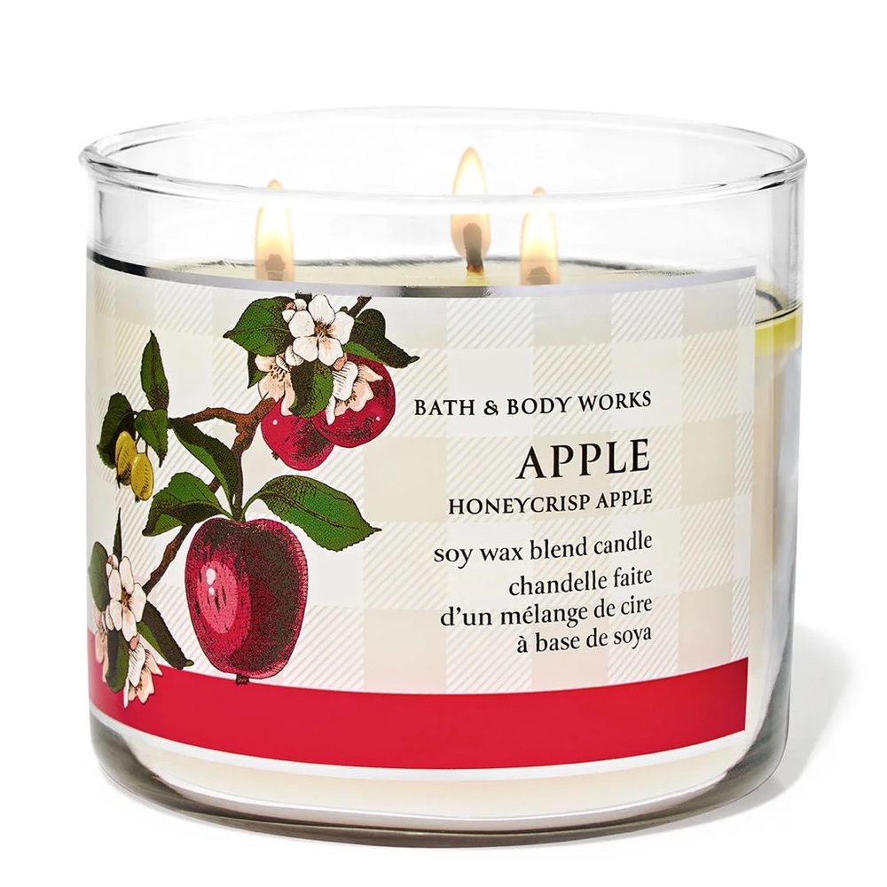 Honeycrisp Apple 3 Wick Candle